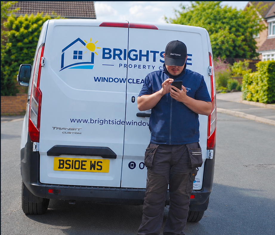 Brightside Property Care window cleaning promotional project
