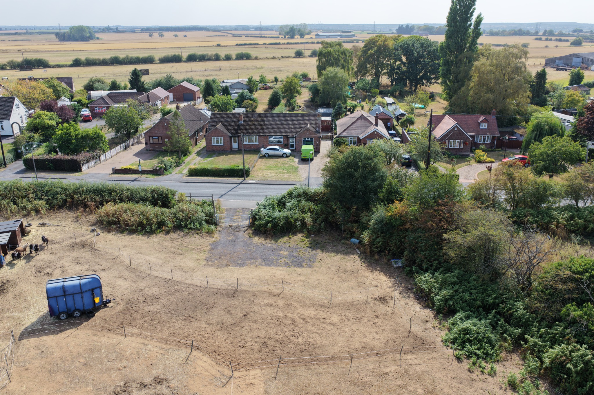Aerial property view