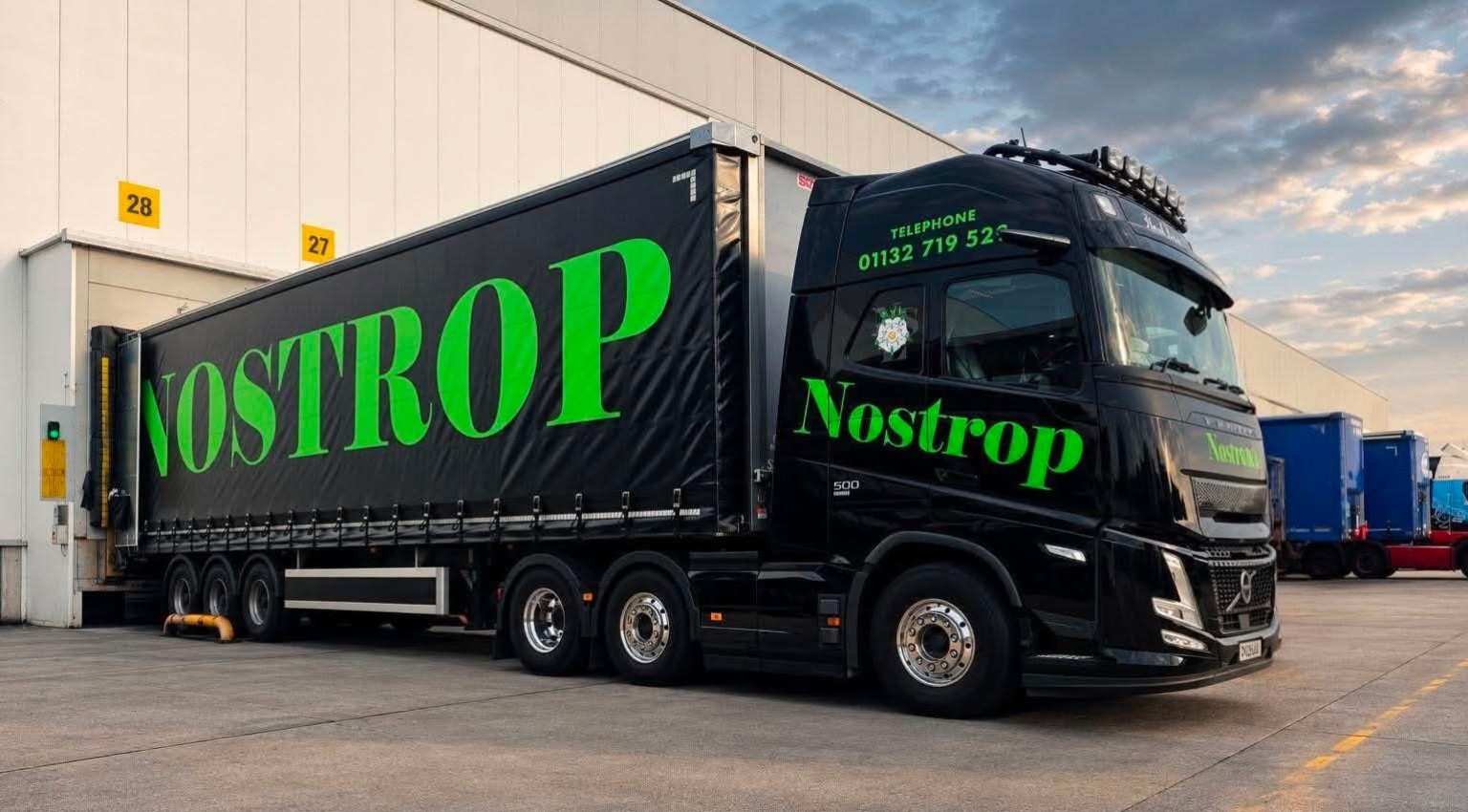 Nostrop Storage Ltd truck at the Hunslet, Leeds site